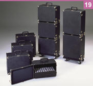 Jeweler's tray carry cases and bags